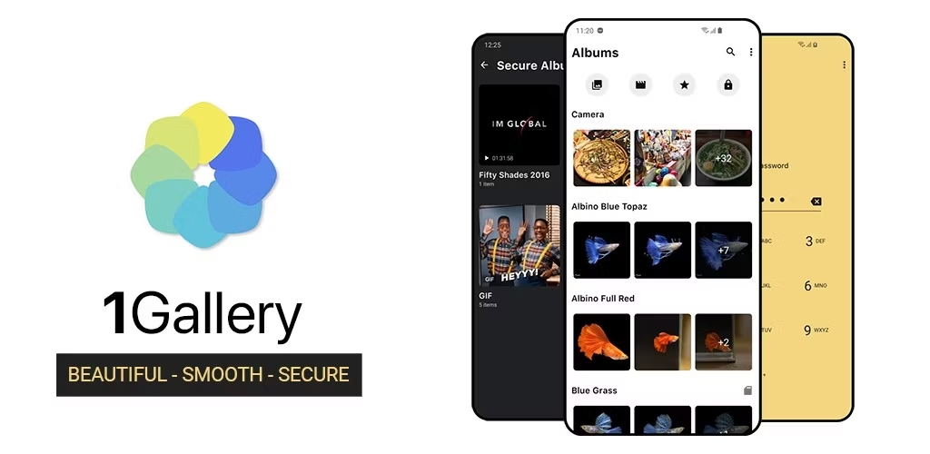 1Gallery - Photo Gallery & Vault (AES ENCRYPTION)
